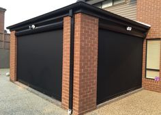 Ziptrack blinds for patio